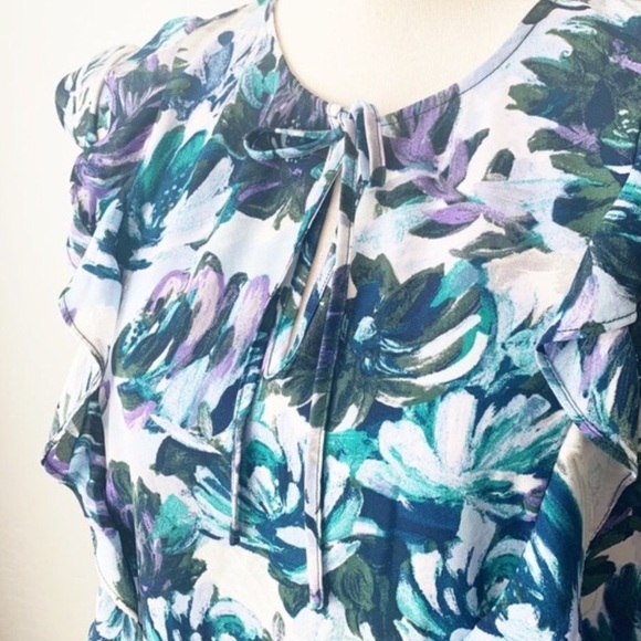Ava Viv Floral Peplum Top - Picture 5 of 8